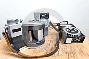 Old analogue panoramic camera
