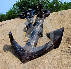Old anchor