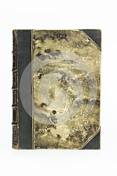 Old ancient book with isolated background