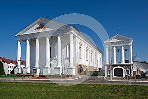 Old ancient catholic St Joseph Church, Volozhin, Minsk region, Belarus