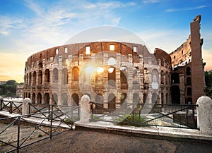 Old ancient colosseum