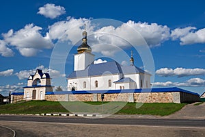 Old ancient orthodox Church of Assumption of the Blessed Virgin Mary in Novy Sverzhen, Minsk region, Belarus