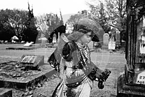 Old angle statue in Cemetery 5