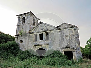 Old antique abandoned convent