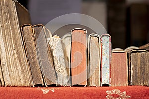 Old antique books being sold