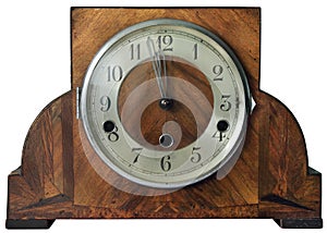 Old Vintage Mantel Clock photo