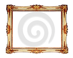 Old antique gold frame