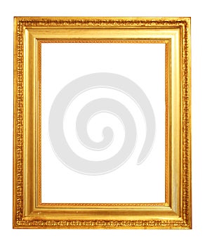 Old antique gold frame