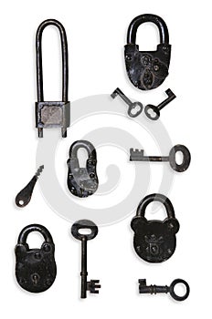 Old Antique Locks