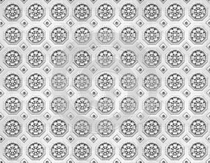 Old antique plaster ceiling