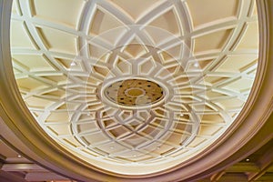 Old antique plaster ceiling