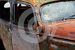 Old, Antique, Rusty, Defunct Vehicle