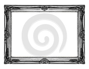 Old antique silver frame