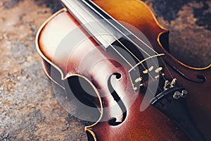 Old antique stradivarius Violin