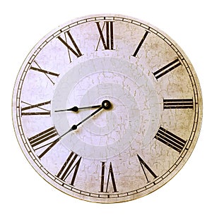 Old antique wall clock