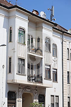 Old apartmen building in the city