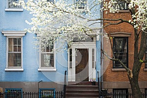 Old apartment building in New York City