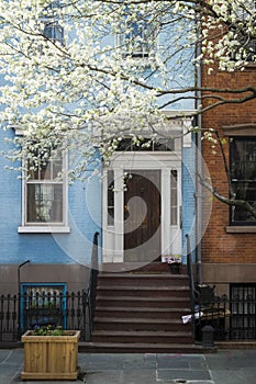 Old apartment building in New York City