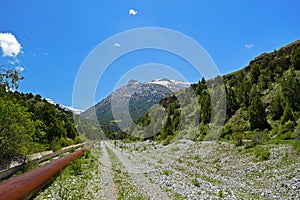 Old aquaduct in the mountains