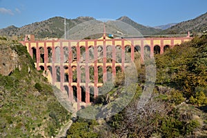 Old aqueduct in Nerja