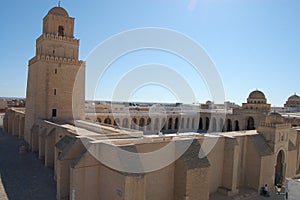 Old arab building in the african desert