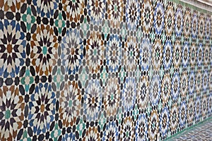 Old Arab Geometric Mosaic