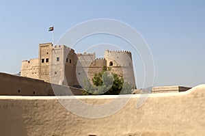 Old arabian castle in Fujairah photo
