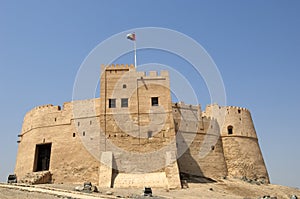 Old arabian castle in Fujairah photo