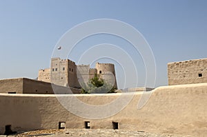 Old arabian castle in Fujairah photo