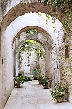 Old arcade at the Castle