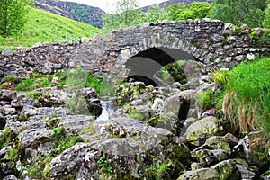 Old arched stone bridge