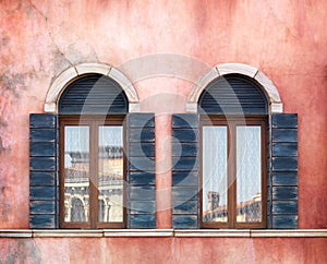 Old arched windows