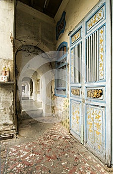 Old arches and door, George Town, Penang