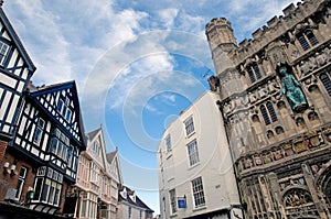 Old architecture of canterbury