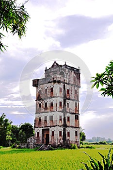 old Architecture In the field ï¼ŒChinese old tourism buildingï¼Œ overseas Chinese residenceï¼Œcanton