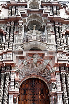 Old architecture of Lima, Peru.