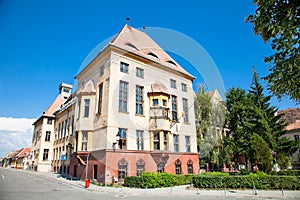 Old architecture in Medias, Romania photo