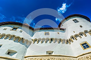 Old architecture in Zagorje, castle view.