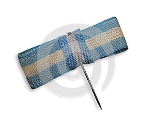 Old argentine flag pin.