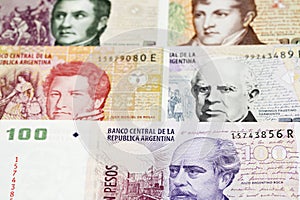 Old Argentine peso a business background