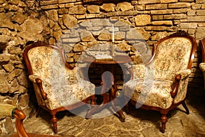 Old armchairs