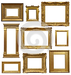 Old Art Gallery Frames photo