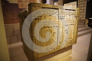 Old Artifact in Museum of Anatolian Civilizations, Ankara, Turkiye