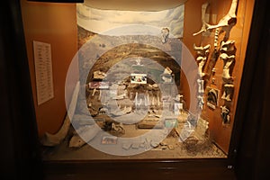 Old artifacts in Museum of Anatolian Civilizations, Ankara, Turkey