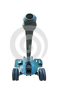 Old artillery cannon.