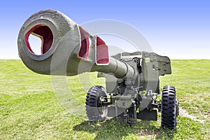 Old artillery cannon