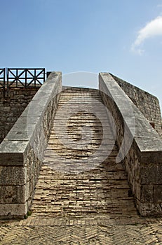 Old ascending walkway