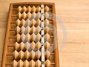 Old asian abacus