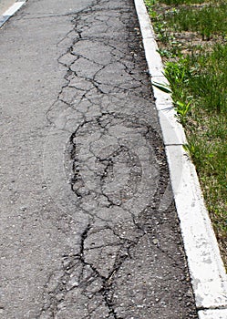 Old asphalt