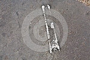 Old asphalt road texture